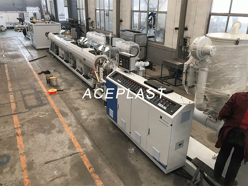 PE pipe production line for Russain customer