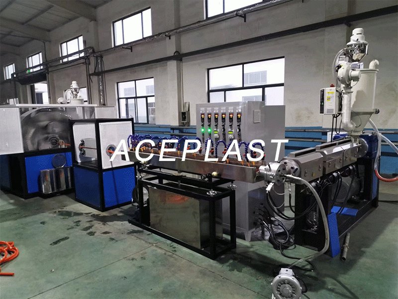 PVC fiber hose production line for Iran customer