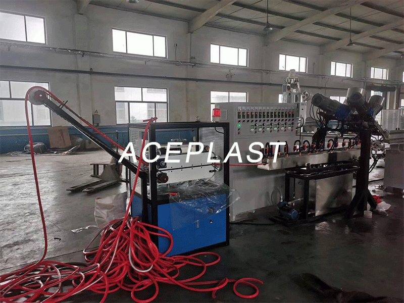 PVC fiber hose production line for UAE customer