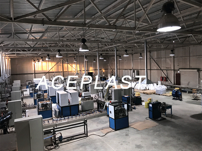 PVC fiber hose production line in Ukraine