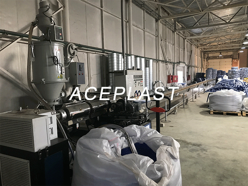 PVC spiral hose production line in Ukraine